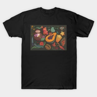 Tropical Jungle Fantasy Fruit Forest T-Shirt